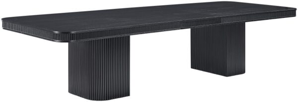 Mohari 112" Solid Wood And Oak Veneer Dining Table