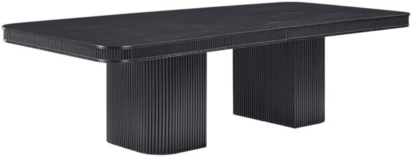 Mohari 112" Solid Wood And Oak Veneer Dining Table