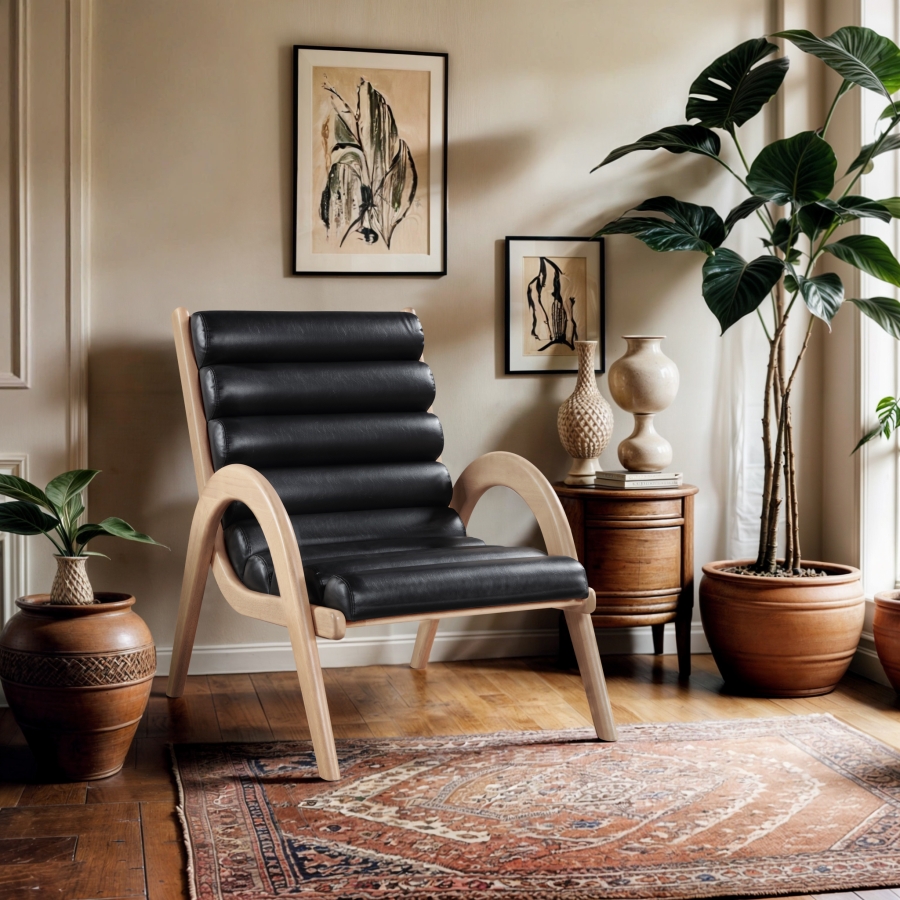 Randal Vegan Leather Upholstered Accent Chair