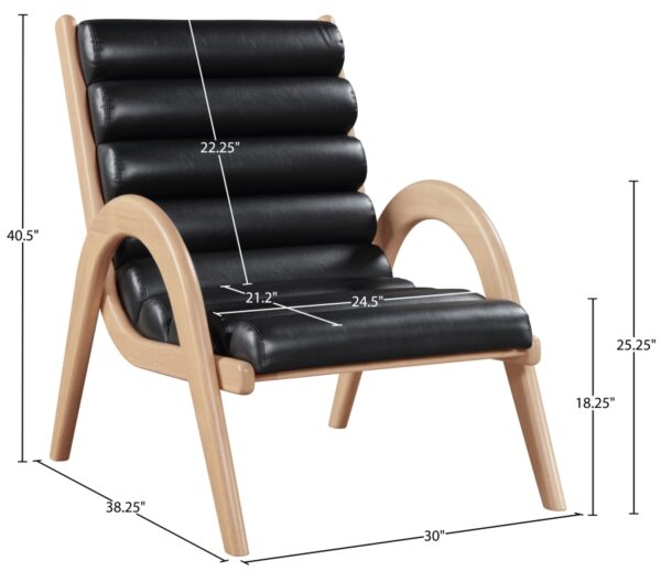 Randal Vegan Leather Upholstered Accent Chair