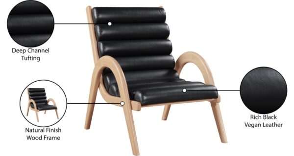 Randal Vegan Leather Upholstered Accent Chair
