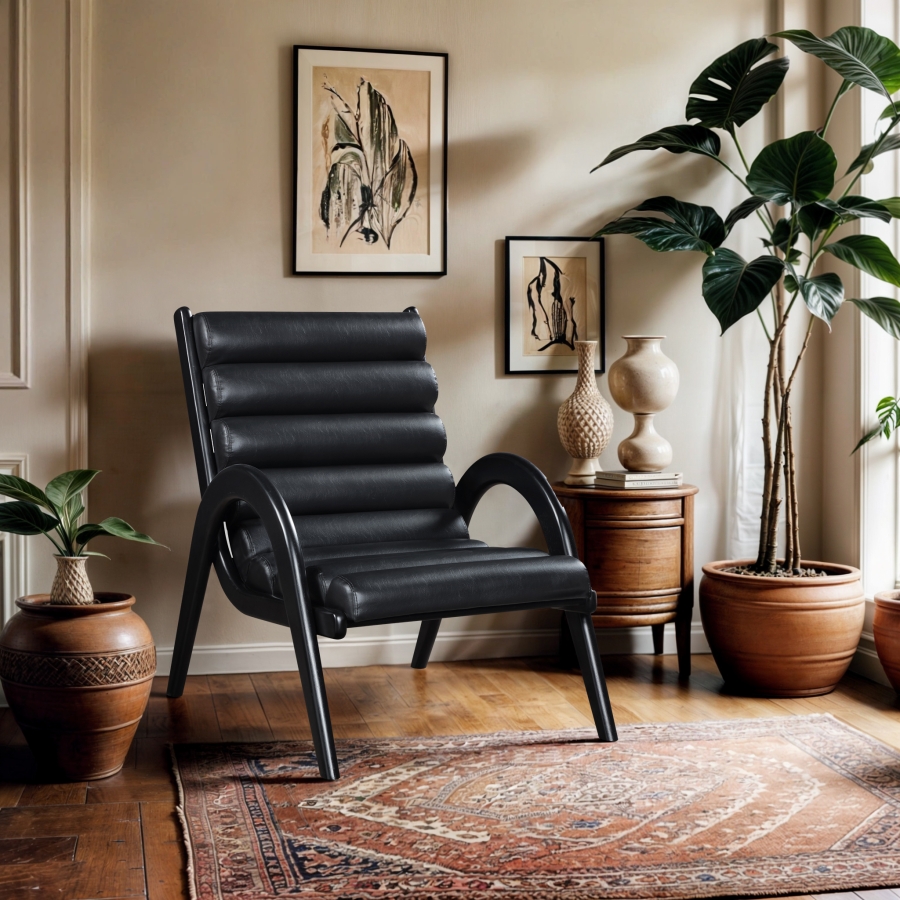 Randal Vegan Leather Upholstered Accent Chair