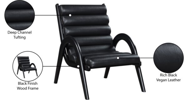 Randal Vegan Leather Upholstered Accent Chair