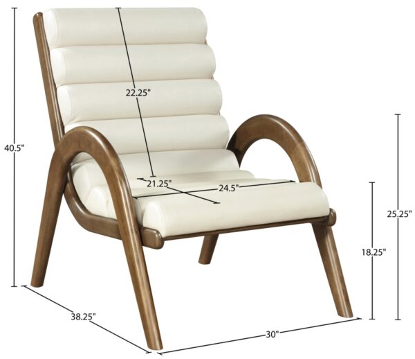 Randal Vegan Leather Upholstered Accent Chair