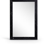 Pavia Genuine Marble Frame Mirror