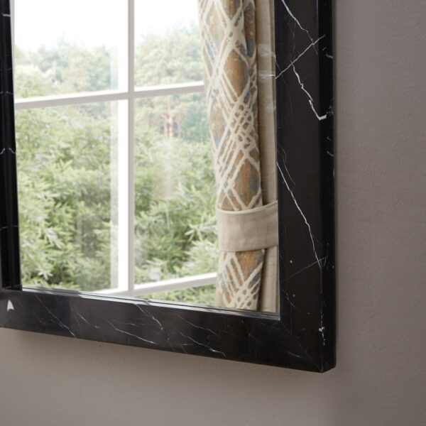 Pavia Genuine Marble Frame Mirror