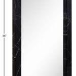 Pavia Genuine Marble Frame Mirror