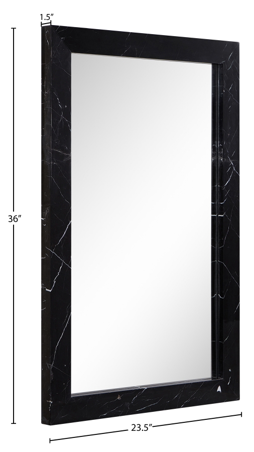 Pavia Genuine Marble Frame Mirror