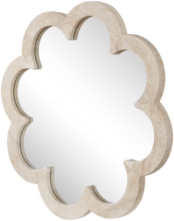 Vicenza Genuine Travertine Frame Mirror