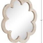 Vicenza Genuine Travertine Frame Mirror