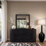 Astrid Solid Wood And Oak Veneer Mirror