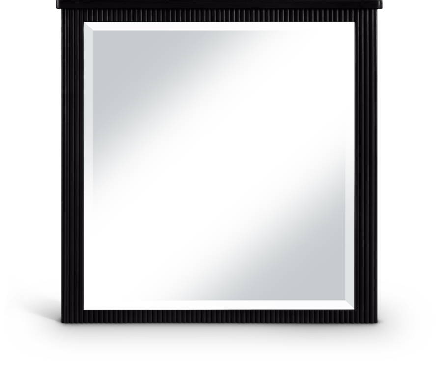 Astrid Solid Wood And Oak Veneer Mirror