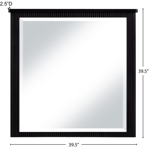 Astrid Solid Wood And Oak Veneer Mirror