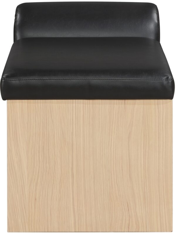 Delphine Vegan Leather Upholstered Bench