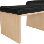 Delphine Vegan Leather Upholstered Bench