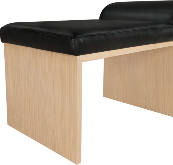 Delphine Vegan Leather Upholstered Bench