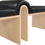 Delphine Vegan Leather Upholstered Bench