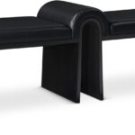 Delphine Vegan Leather Upholstered Bench