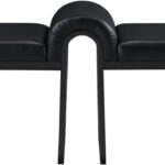 Delphine Vegan Leather Upholstered Bench