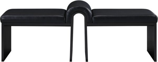 Delphine Vegan Leather Upholstered Bench