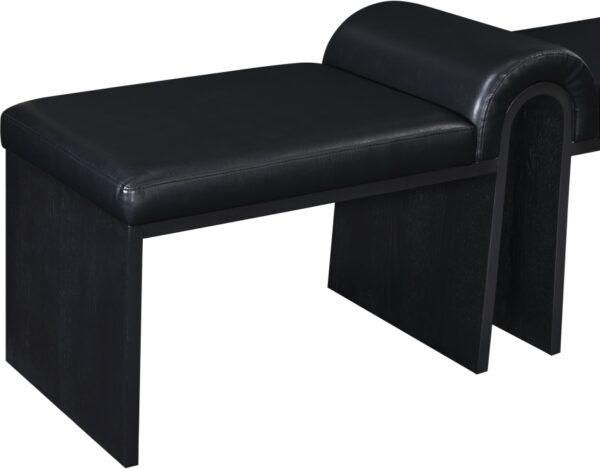 Delphine Vegan Leather Upholstered Bench