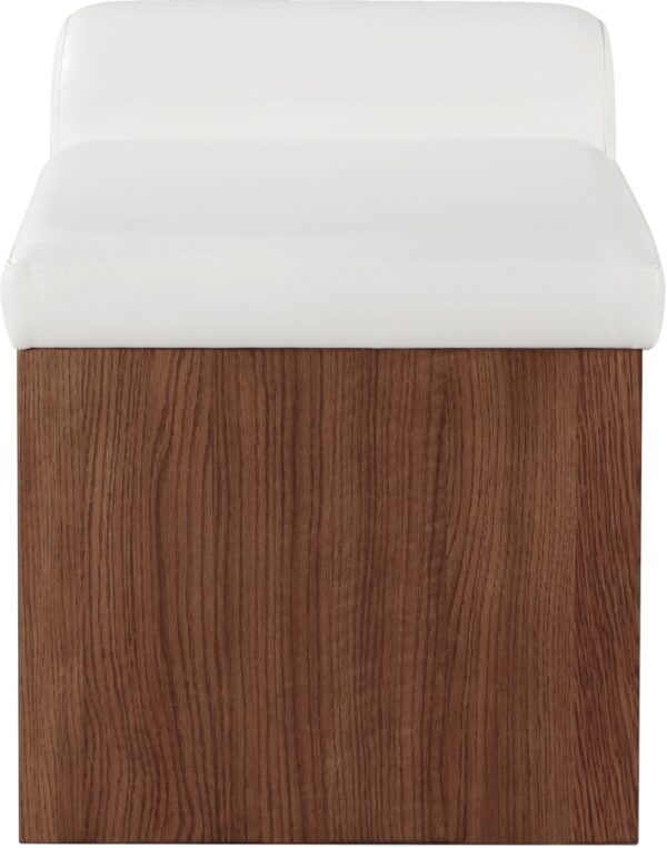 Delphine Vegan Leather Upholstered Bench