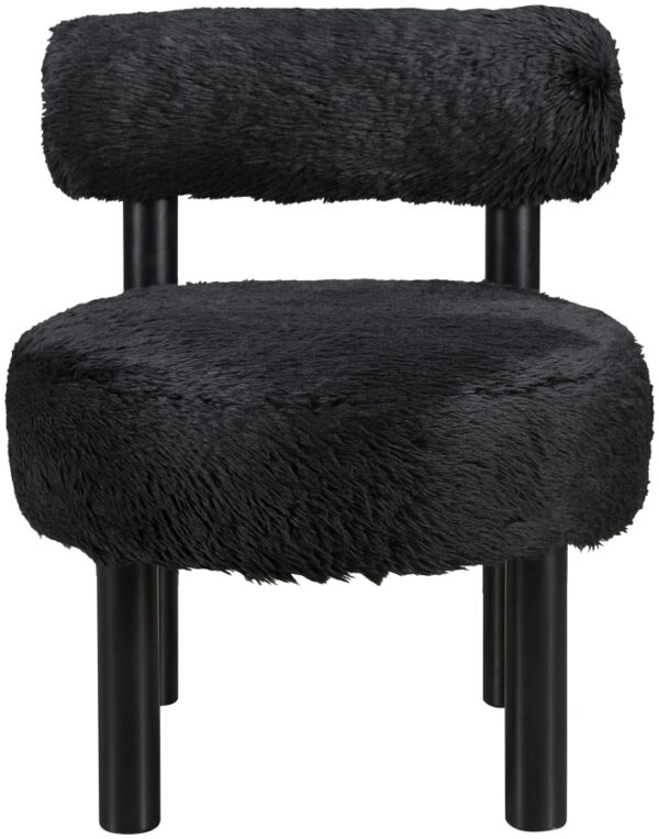 Ambre Vegan Shearling Fabric Upholstered Accent Chair