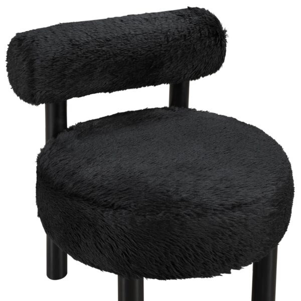 Ambre Vegan Shearling Fabric Upholstered Accent Chair