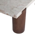 Campania Marble And Oak Wood Coffee Table