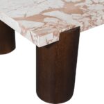 Campania Marble And Oak Wood Coffee Table