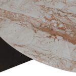 Varenna Marble Top And Acacia Wood Base Coffee Table