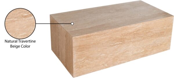 Bolzano Travertine Coffee Table