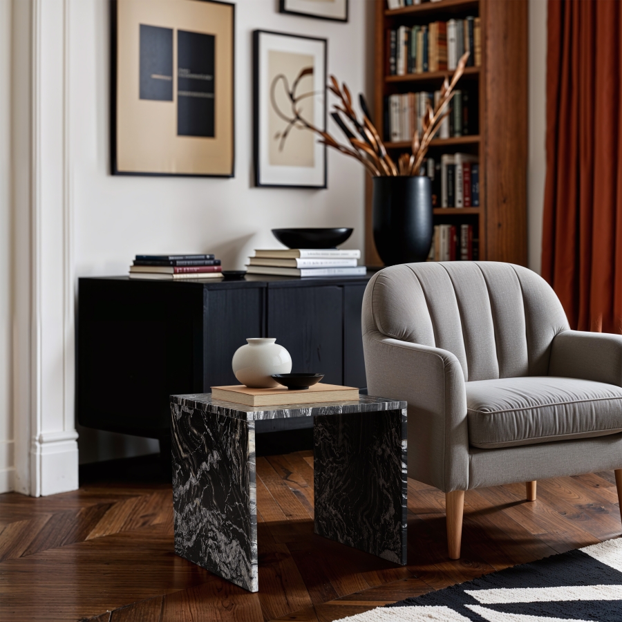 Vernazza Marble End / Side Table
