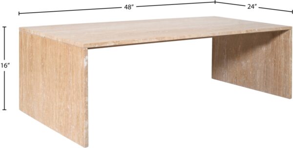 Vernazza Travertine Coffee Table