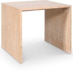Vernazza Travertine End / Side Table
