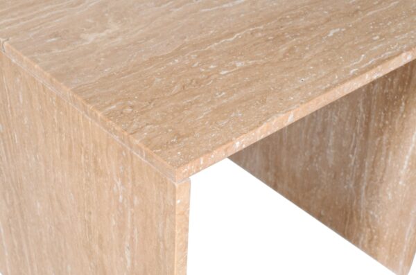 Vernazza Travertine End / Side Table