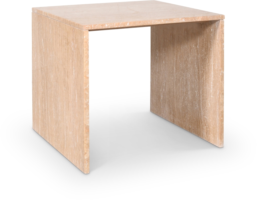 Vernazza Travertine End / Side Table