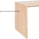 Vernazza Travertine End / Side Table