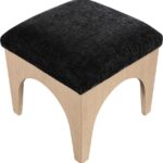Lawson Chenille Fabric Upholstered Ottoman