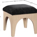 Lawson Chenille Fabric Upholstered Ottoman