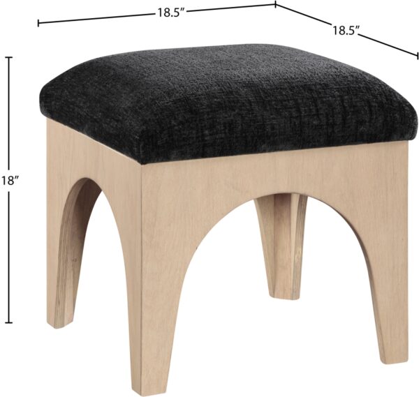 Lawson Chenille Fabric Upholstered Ottoman