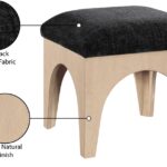 Lawson Chenille Fabric Upholstered Ottoman