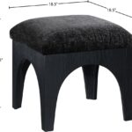 Lawson Chenille Fabric Upholstered Ottoman