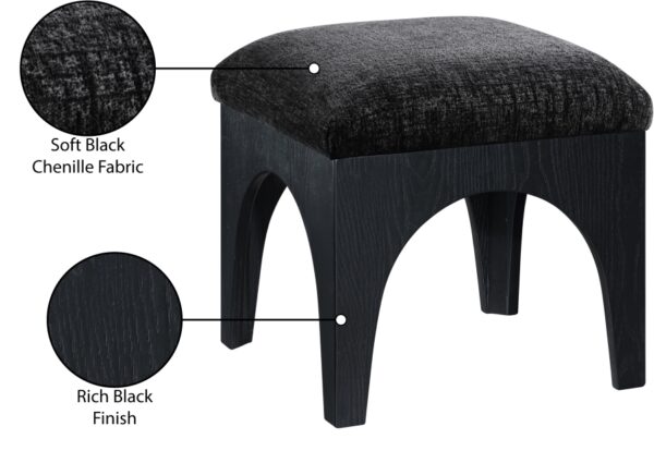 Lawson Chenille Fabric Upholstered Ottoman