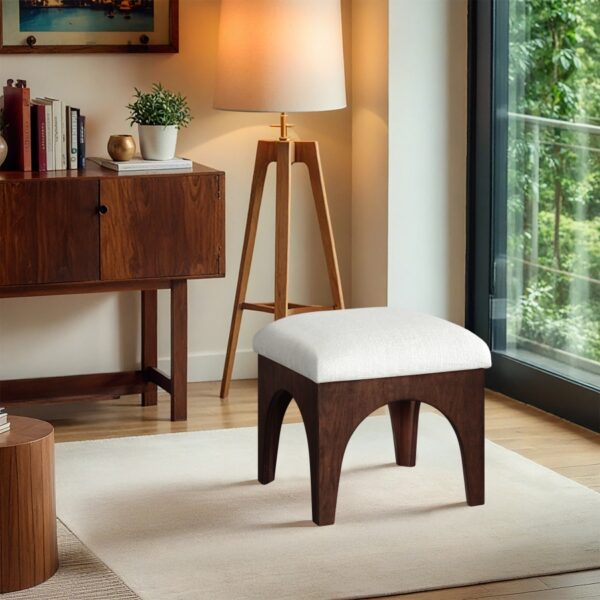Lawson Chenille Fabric Upholstered Ottoman