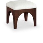 Lawson Chenille Fabric Upholstered Ottoman