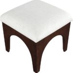 Lawson Chenille Fabric Upholstered Ottoman