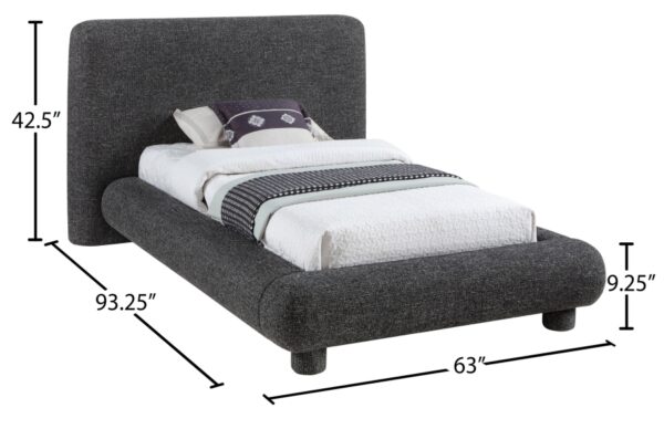Blair Fabric Upholstered Twin Bed