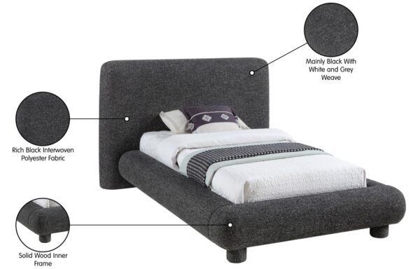 Blair Fabric Upholstered Twin Bed