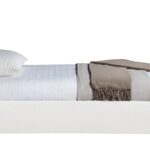 Blair Chenille Fabric Upholstered Twin Bed